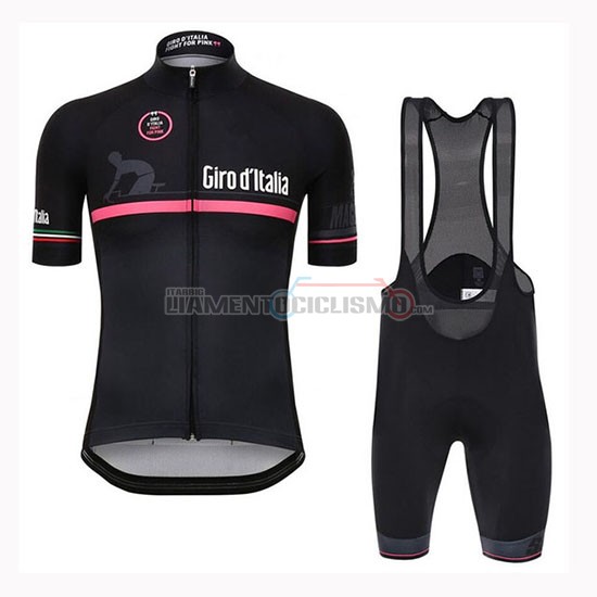 Abbigliamento Ciclismo Giro d'Italia Manica Corta 2019 Nero